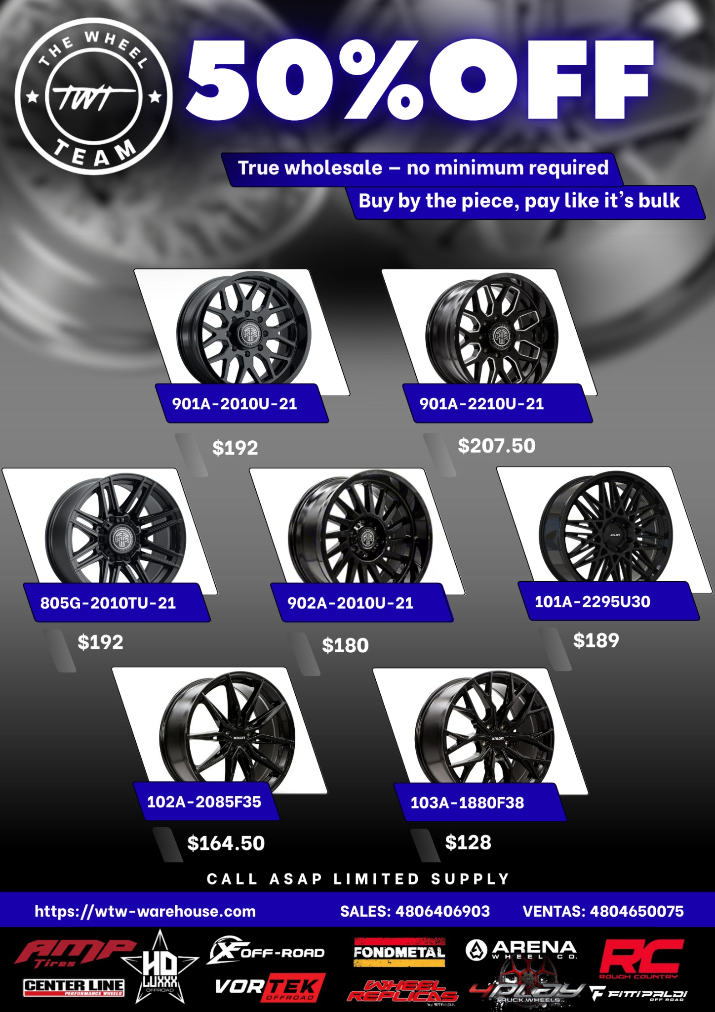 The Wheel Team wholesale discount email
